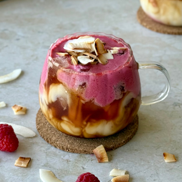 Pink Coconut Latte