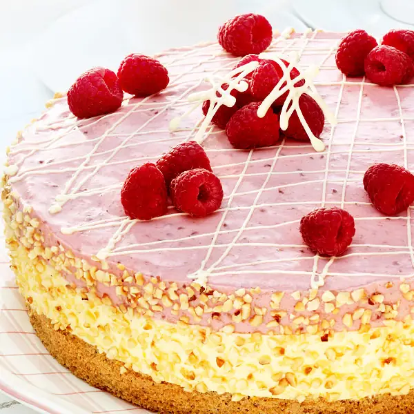 Pfirsich-Melba-Torte