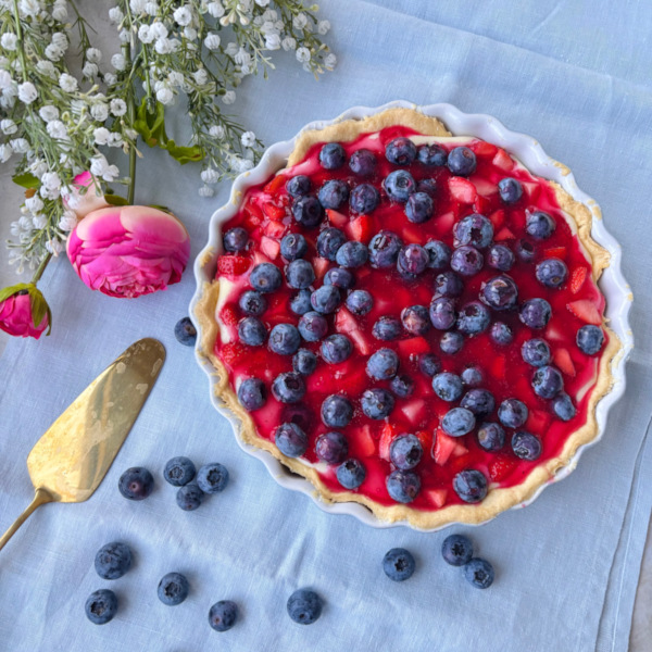 Erdbeer-Blaubeer-Tarte