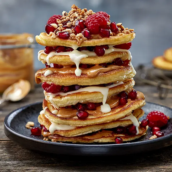 Raspberry-Peanutbutter-Pancakes