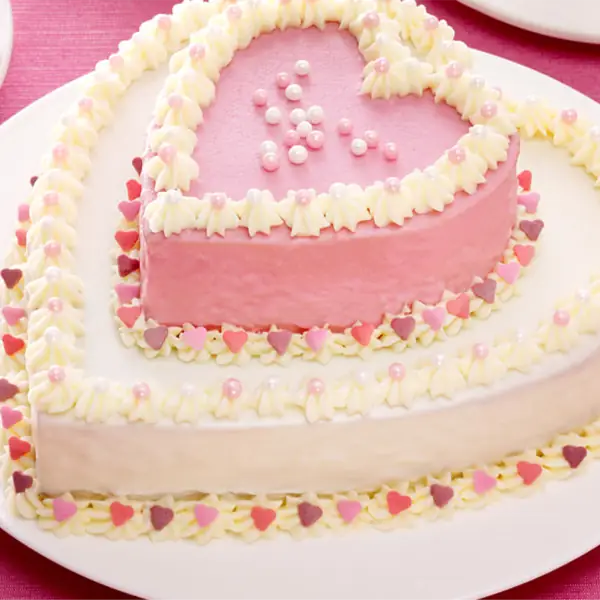 Doppelte Herztorte