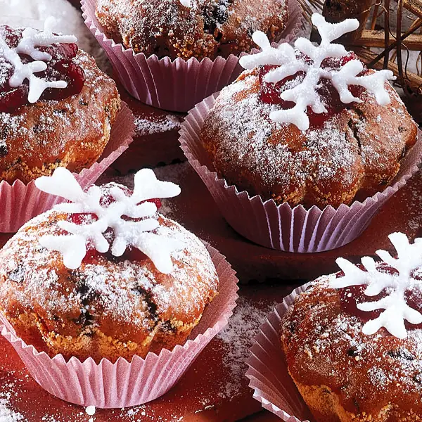 Preiselbeer-Muffins