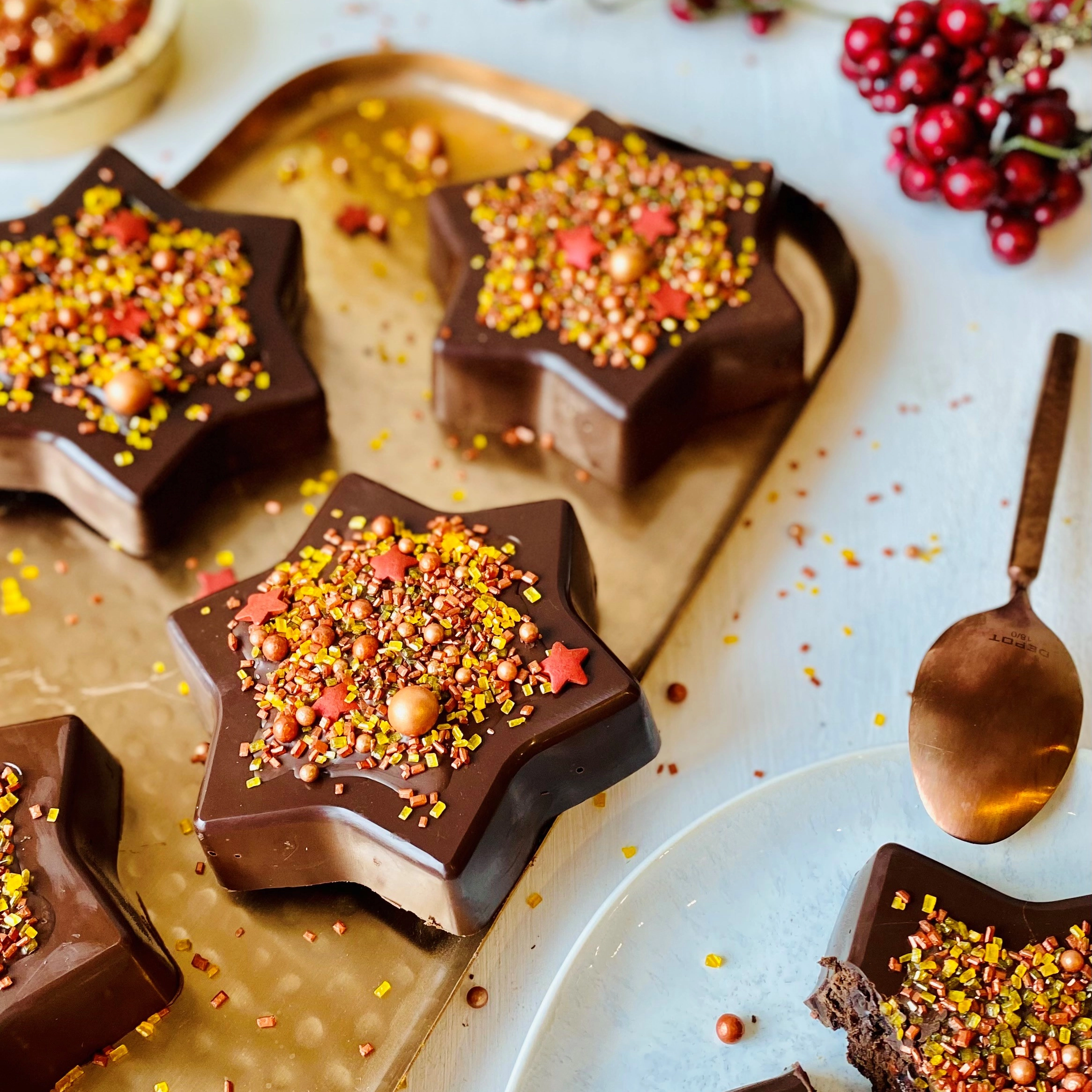 Sternenhafte Zimt-Brownies