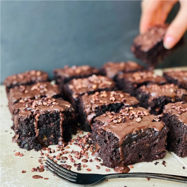 Vegane Zucchini-Brownies